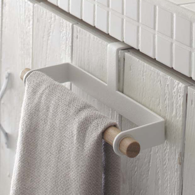 Yamazaki USA Yamazaki Home Kitchen Towel Hanger, Steel + Wood & Reviews